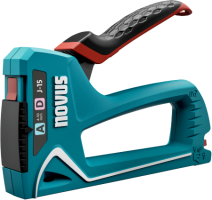 Capsator manual tip tacker Novus J-15, capsare cu sarma plata si fina, plastic ABS